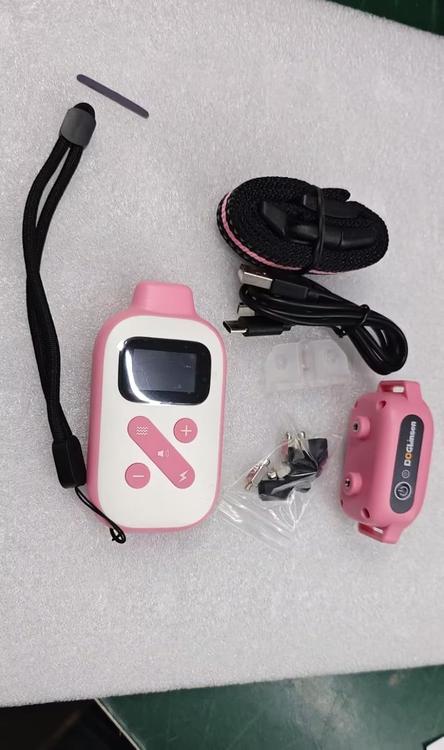2-in-1 Bark and Shock Collar for Dogs Pink - 20260310