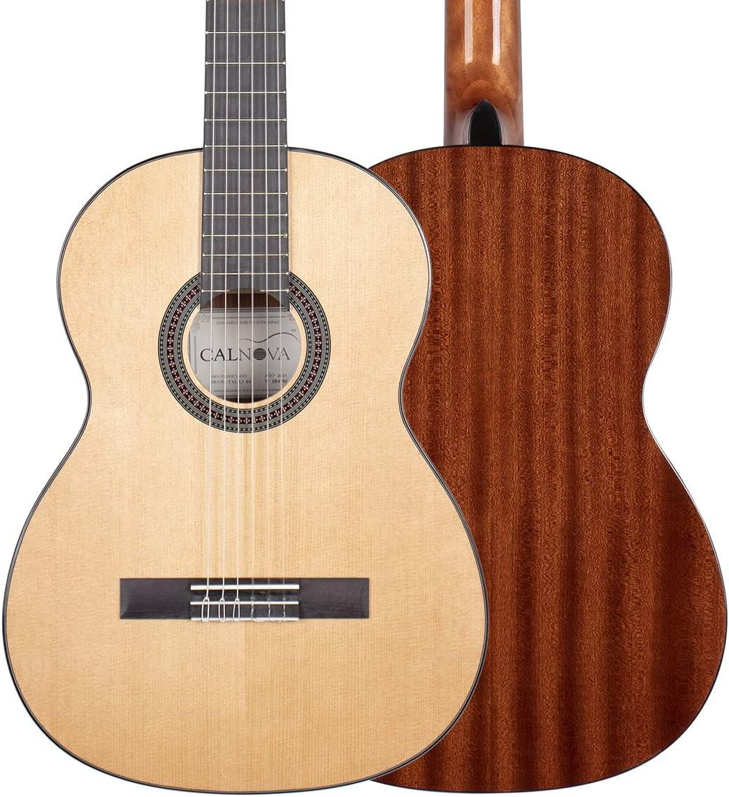 Calnova L1 Classical Guitars Nylon-String Spruce Top Mahogany Back & Sides Rosewood Fingerboard 3/4