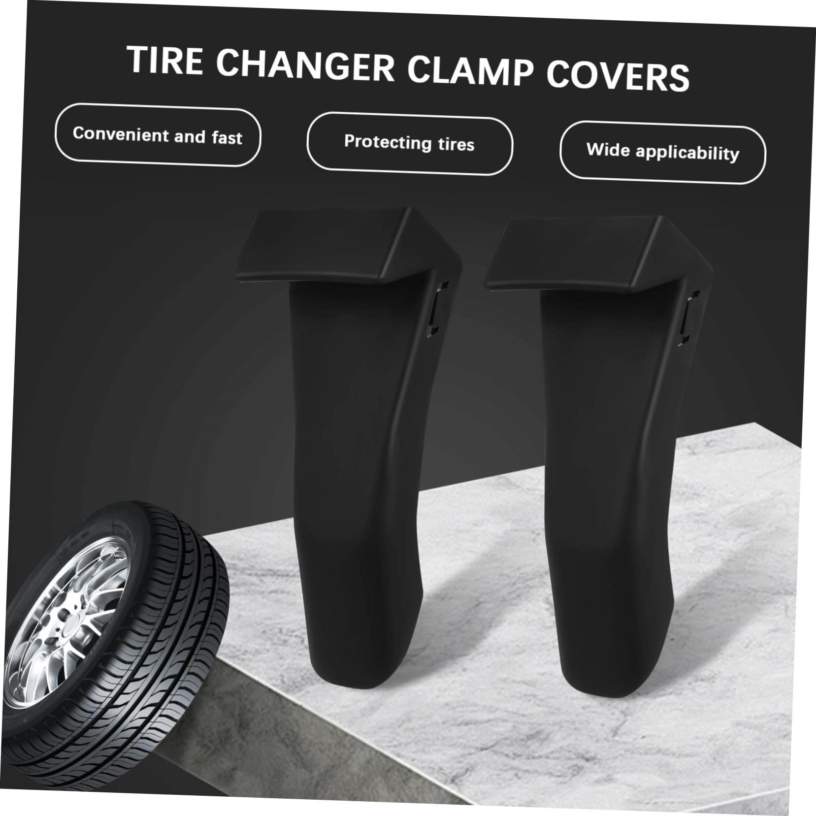 ULTECHNOVO 20pièces pour Mâchoires De Changeur De Pneus Couvre-Pince De Véhicule Accessoires pour Démontage De Pneus Les Dommages Installation Rapide Et Facile