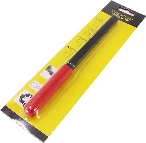 Miniatura 2 de HFS (R) Archivo de reparación de rosca de restauración de rosca, herramienta de reparación de roscas de acero de alto carbono, restauración