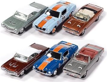 Muscle Cars USA 2025 Release 2 Sets 6 Piece 1/64 Diecast Model Car Johnny Lightning JLMC038