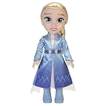 Frozen 2 – bambola Elsa Adventure 38 cm, estremamente dettagliata, indossa abiti da sogno ispirati al film ed è dotata di occhi scintillanti grazie al Royal Reflection Eyes