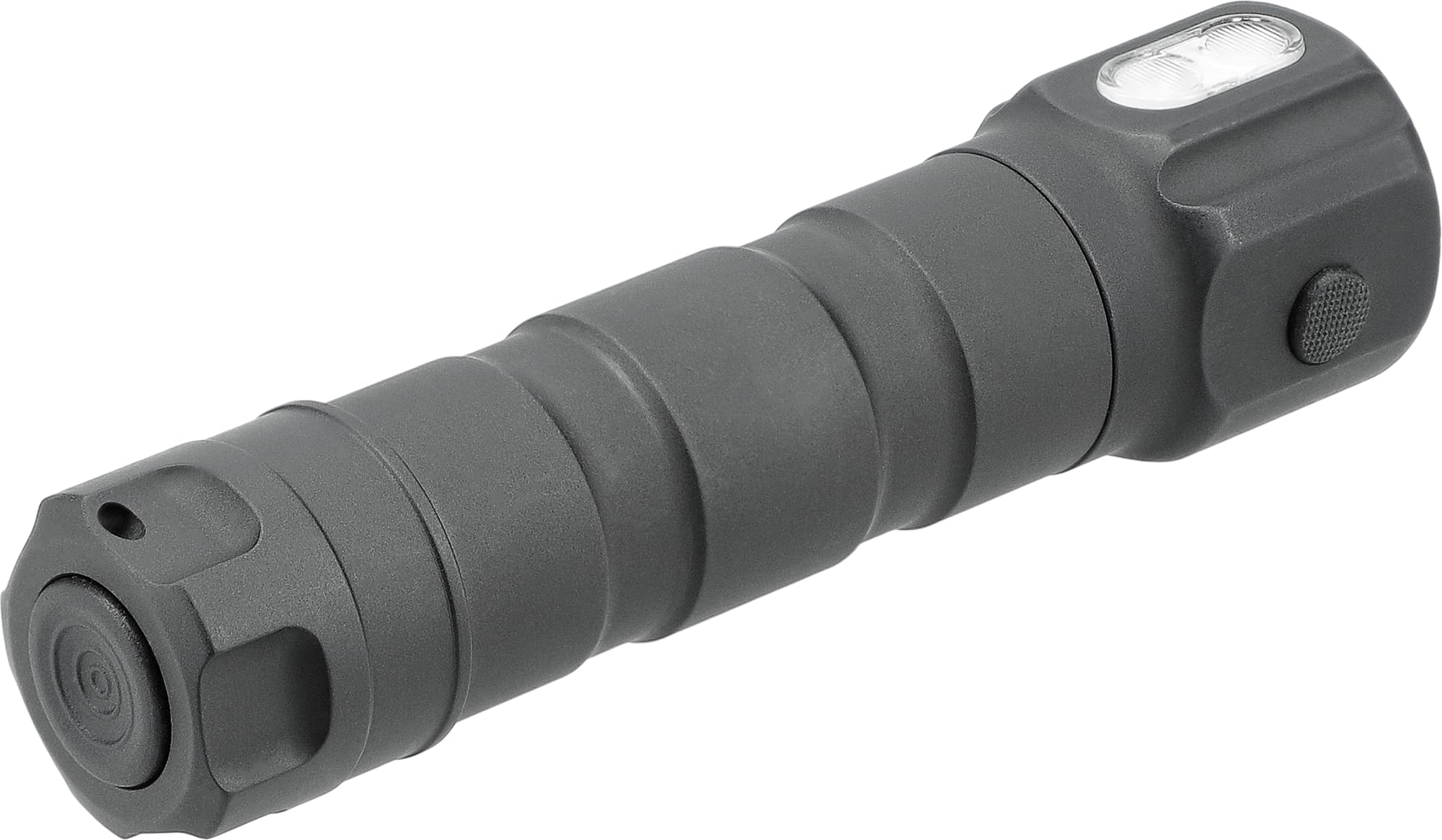 Walther HLC2r Lampe frontale rechargeable USB IPX6 étanche avec batterie 18350, câble de charge, clip MOLLE, dragonne et joint de rechange