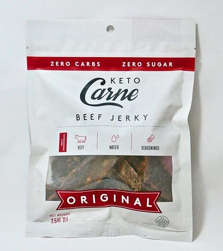 Miniatura 5 de KETO CARNE Carne seca saludable keto y baja en carbohidratos  0.00 oz de carbohidratos  0.00 oz de azúcar  Sin azúcar, cero carbohidratos  Sin