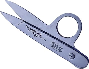 IDS-LA 4.5 Thread Clips Stainless Steel Trimming Scissors & Nippers for Sewing, Tailoring & Embroidery | Precision Thread Cutters