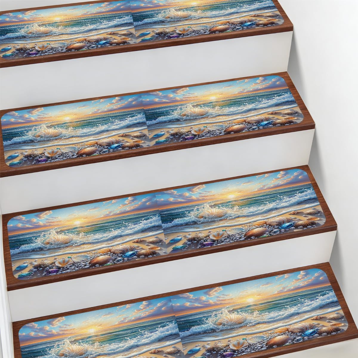 Protectores de escaleras interiores antideslizantes para niños y ancianos