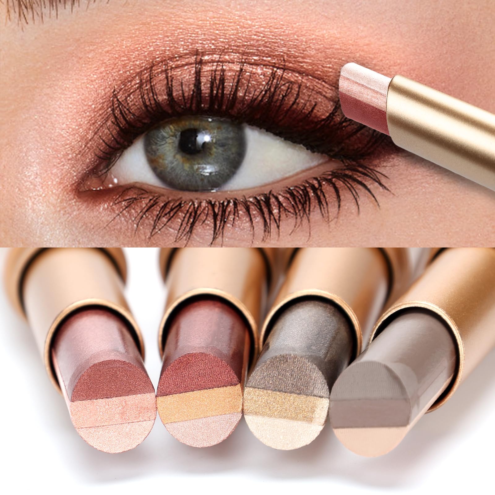 Multi Color Eyeshadow Sticks - Shimmer Gradient Eyeshadow -1 Multi Color Eyeshadow Sticks - Shimmer Gradient Eyeshadow -1