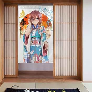 花嫁暖簾　花嫁のれん　鴛鴦　 間仕切り 早割 万博 花嫁のれん 花嫁暖簾 鴛鴦 易 間仕切り のれん - のれん