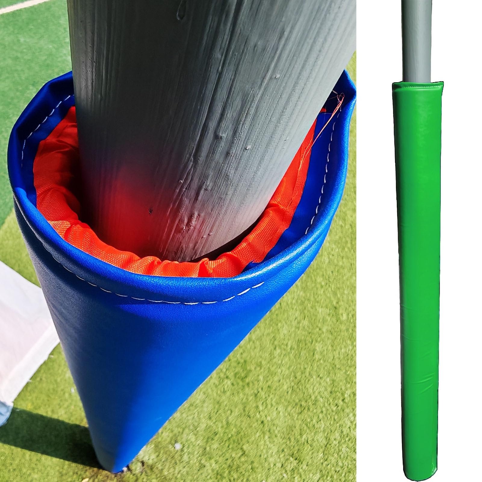 Cojín portátil para postes de exterior con protección anticolisión