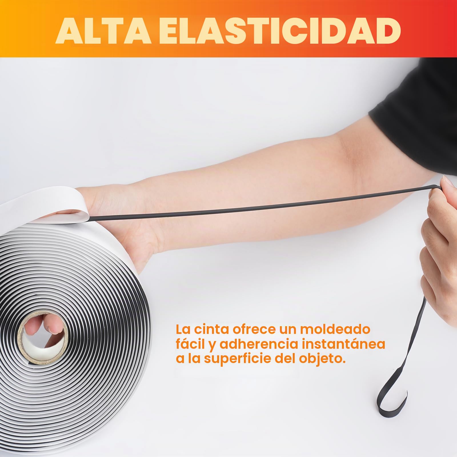 LLPT Cinta de Sellado de Butilo 2 Packs Blanca 25mm x 10m Impermeable | Cinta de Sellado para Reparación a Prueba de Fugas de EPDM RV Ventana Vidrio Sellado de Barco Techo Tubería