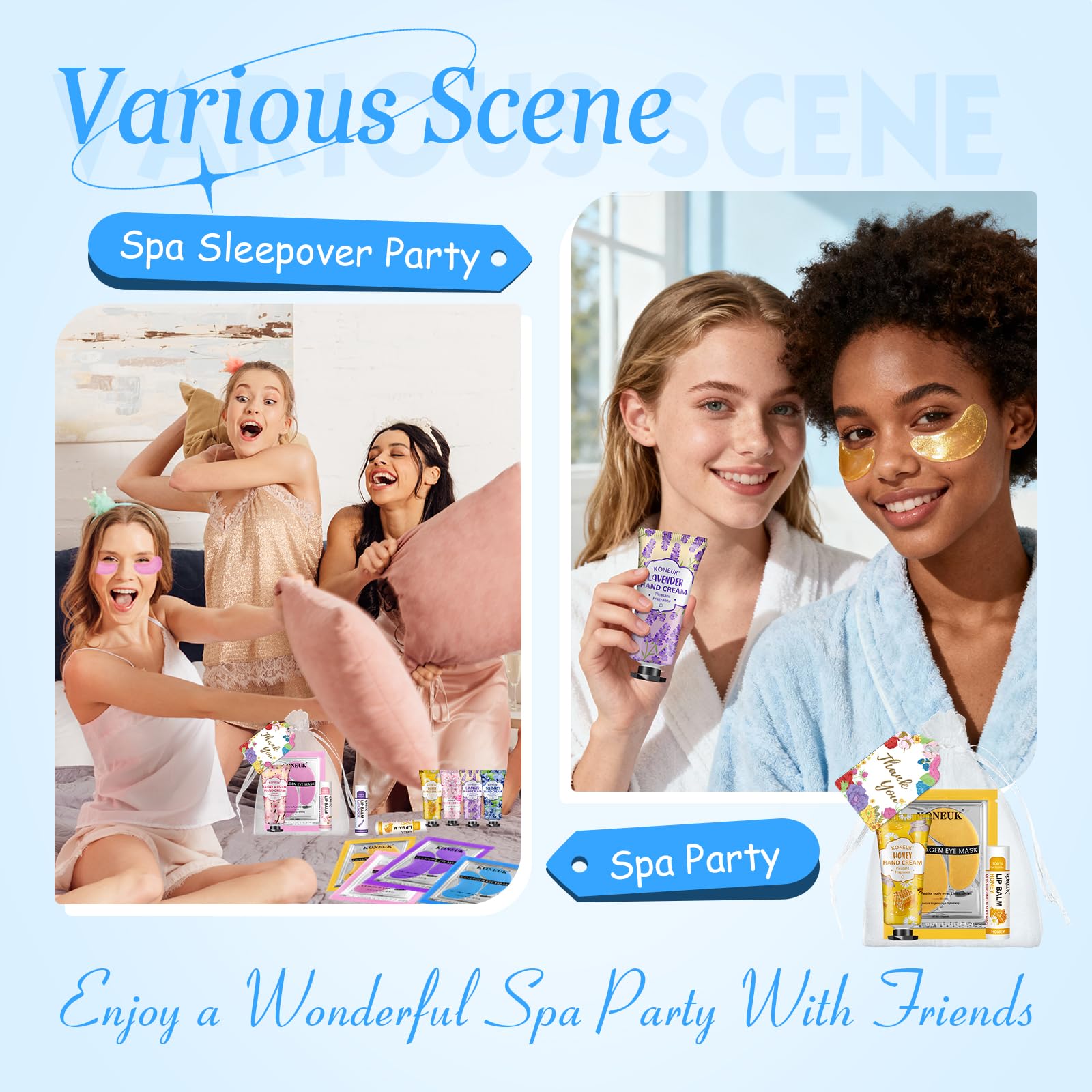 Under Eye Patches and Self-Care Gift Set