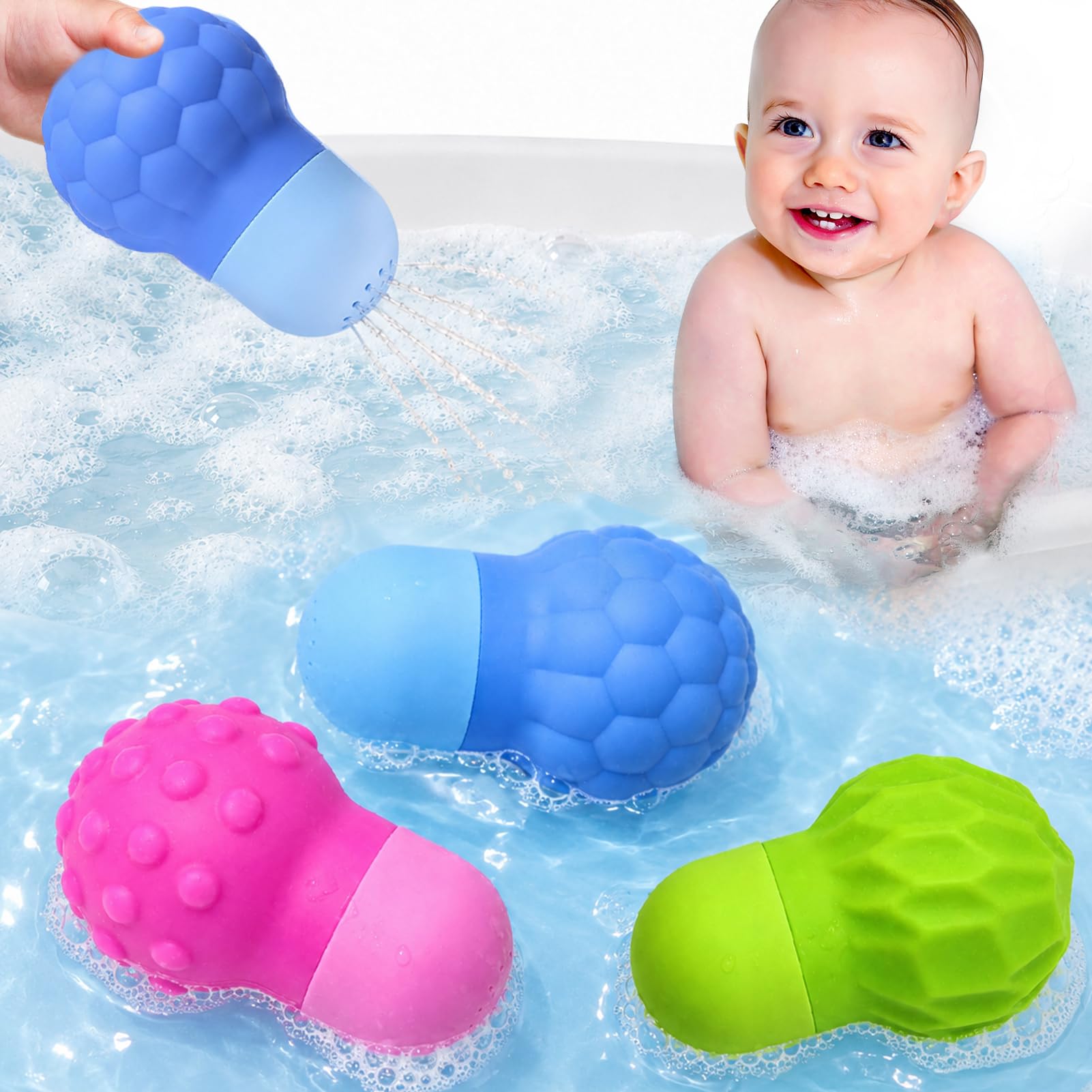 Baby Bath Toys, Pool Water Toys Toddler Bath Toys for Kids Ages 1-3