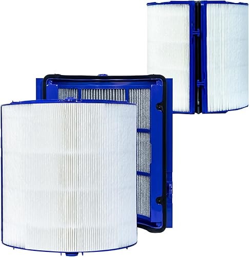 Filtro de repuesto 2 en 1 para purificador de aire Dyson PH01 PH02 HP06 TP06 HP07 TP07 HP04 TP04 DP04 TP09 HP09 HP09 ventilador de vidrio combinado