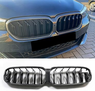 Carbon Fiber Front Grill Grille for 2021-2023 BMW 5 Series G30 G31 M5