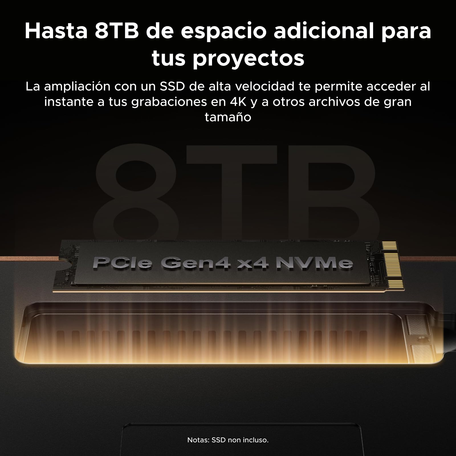 UGREEN Maxidok Thunderbolt 5 Docking Station USB C Triple Pantalla | 17 en 1, 2 TBT5, 1 DP, 120Gbps, 3A3C, Ethernet 2.5GbE, SD/TF 4.0, Carcasa M.2 SSD, Carga PD 140W, DC 240W, 3 Audio 3.5mm