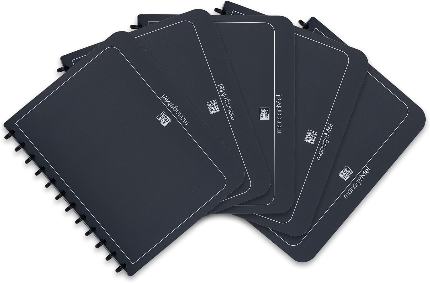Elba Manageme! Ring Binder 5 Piece Charcoal