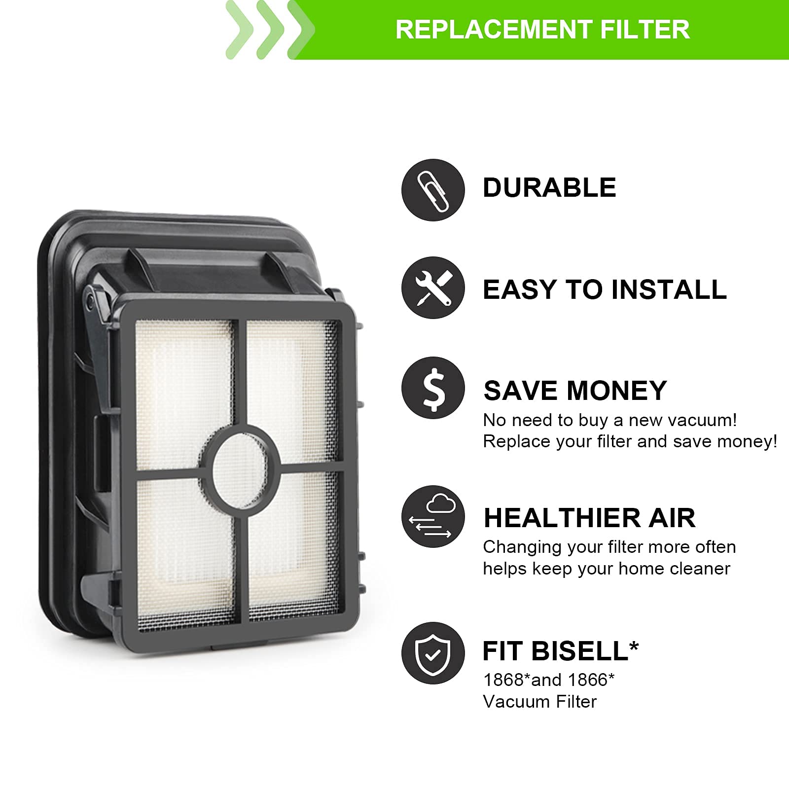 Buy 2554A Brush Roll Replacement & Filter parts for Bissell CrossWave