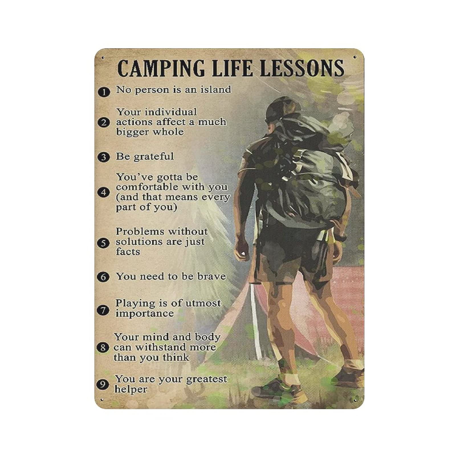 Targa In Metallo Vintage Qianyin Army Way – 20x30 Cm – Con Soldato Militare E Scritte Divertenti
