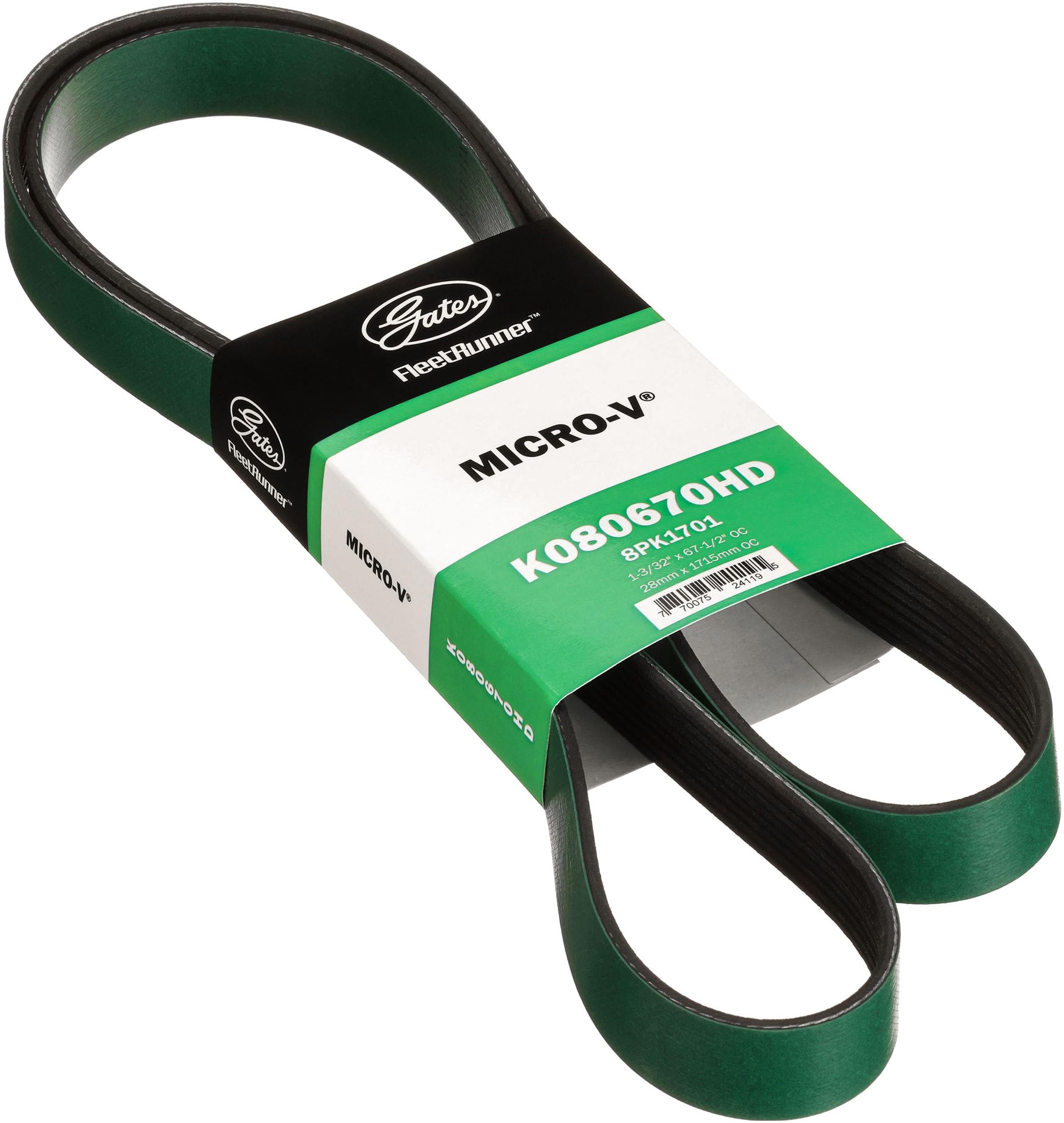 ゲーリー Amazon.com: Gates K080670HD FleetRunner Heavy-Duty Micro-V