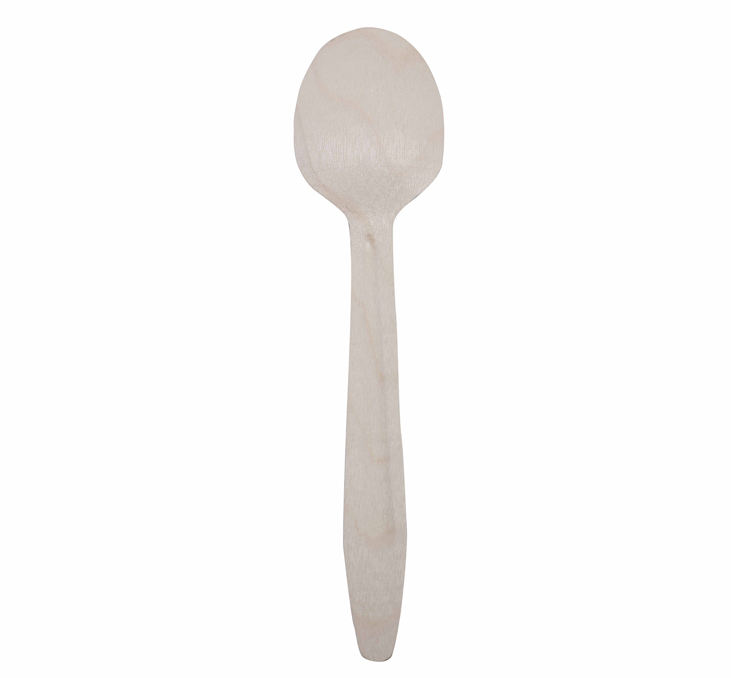 Generic Clrmyl_Hushld054 G1 Disposable Wooden Spoon 16 cms/6.4 Inch Length, Pack of 100 — Amazon image 5