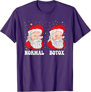 Botox Humor Santa Womens Plastic Surgeon Botox Christmas T-Shirt