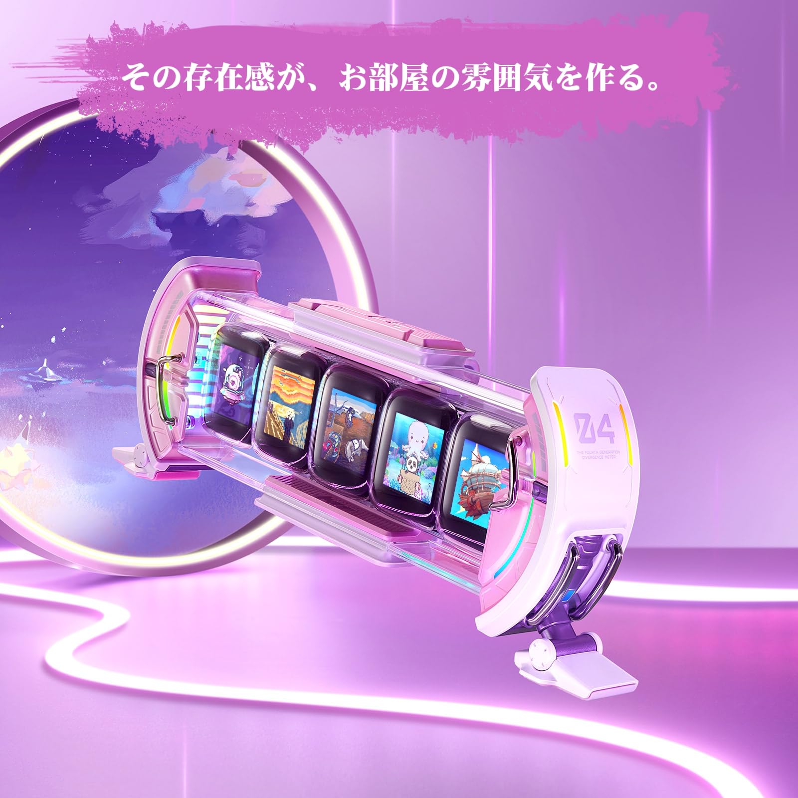 Amazon.co.jp: Divoom Times Gate Table Clock Stylish Digital Pixel