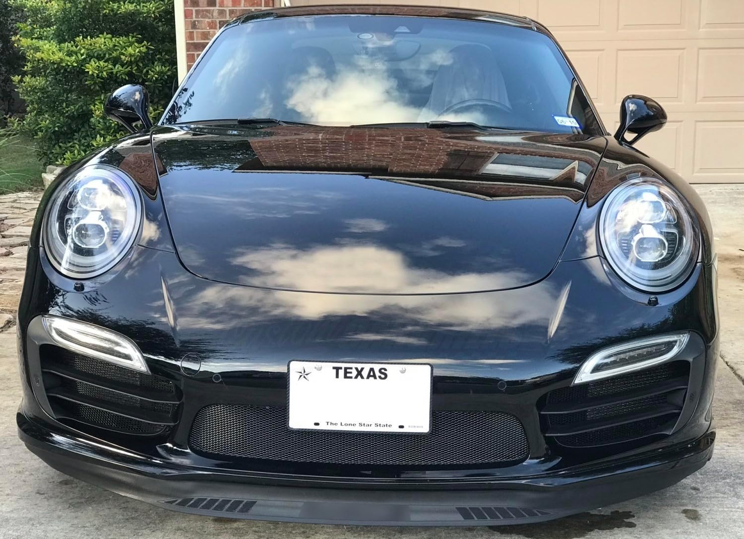 customcargrills 12"x48" Small Diamond Grill Mesh Sheet - Gloss Black - Shipped Flat, 0.16 x 0.38 inch hole opening, 0.076" thick Aluminum, powder coated, Made in USA