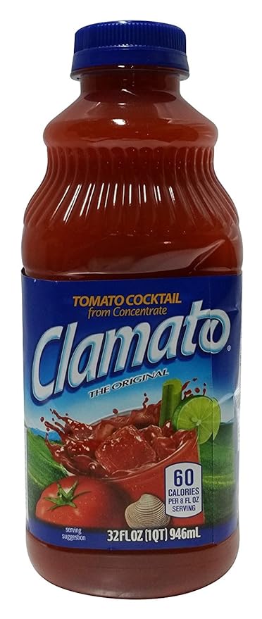 Clamato The Original Tomato Cocktail 32 fl. oz. Bottle