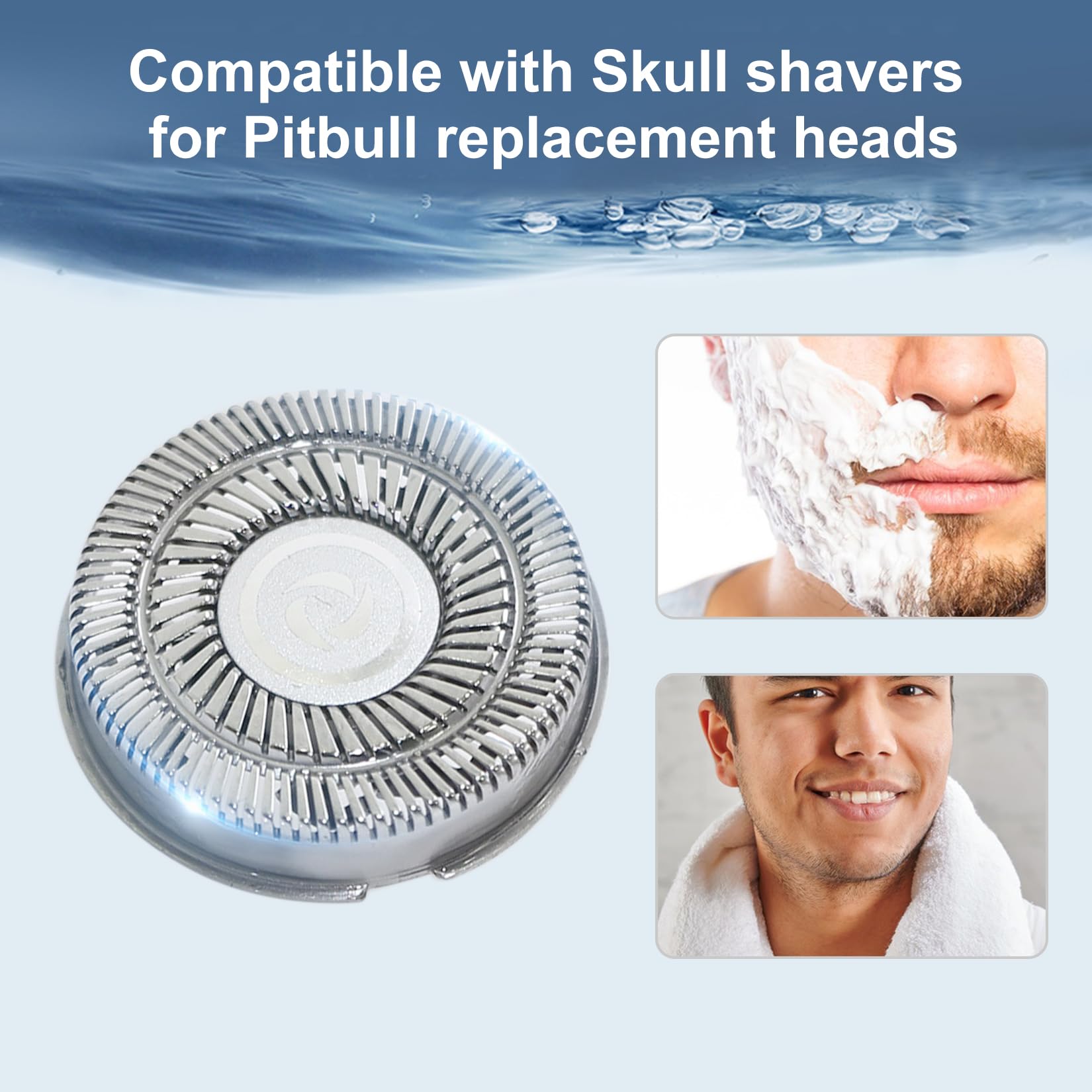 8 Pièces Tête De Rasage Lames De Rechange Pour Rasoir électrique Skull Shaver Pitbull Pour Les Rasoirs Pour Hommes Chauves