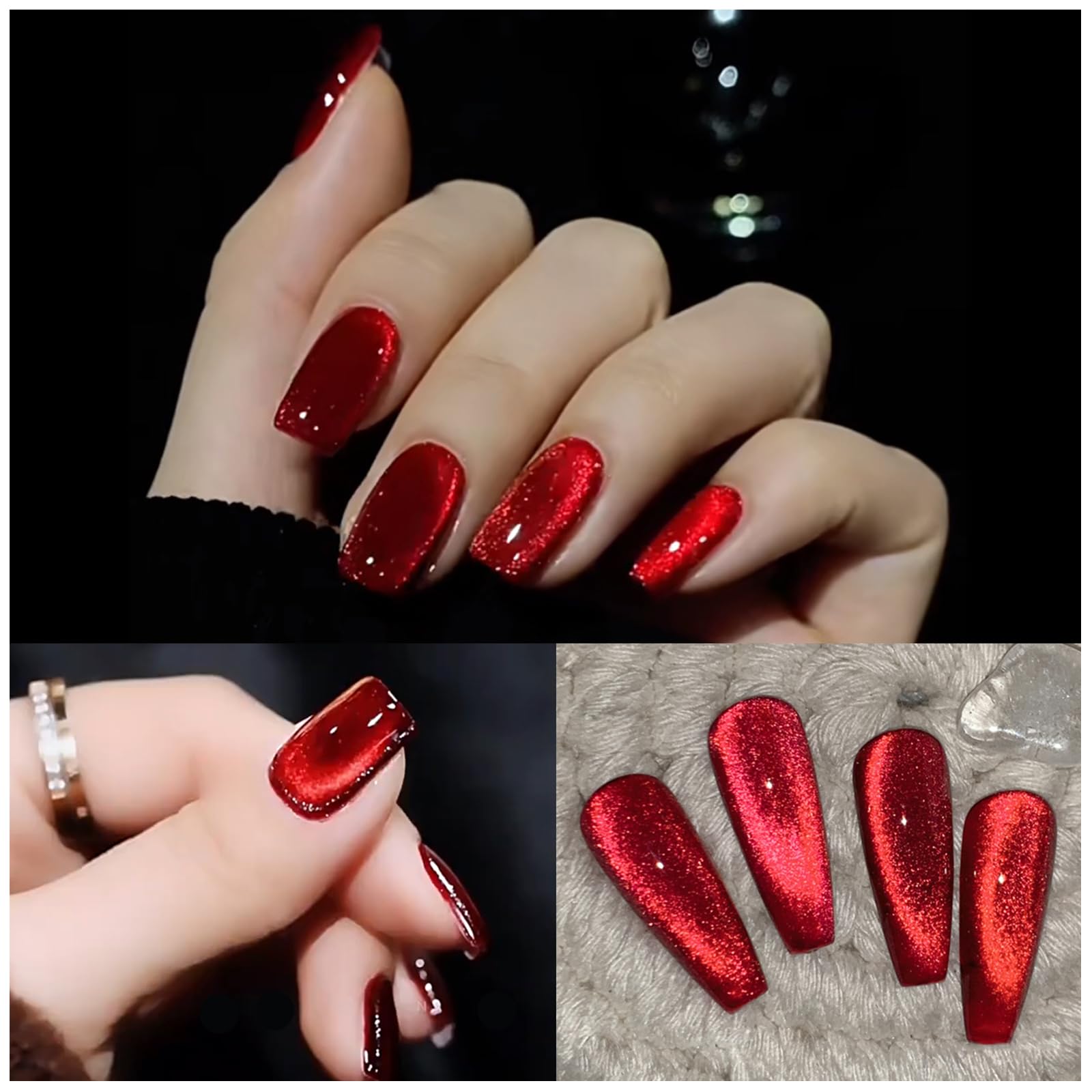 Crystal Cat Eye Gel Polish Kits Magnetic Nail Polish Set Crystal Cat Eye Gel Polish Kits Magnetic Nail Polish Set