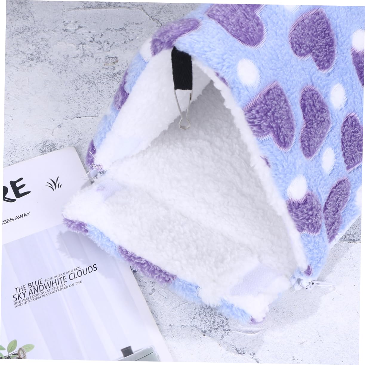 Kisangel 2stücke Detachable Hamster Winter Schlafbett Aus Warmem Baumwollmaterial Kreatives Nest Für Hamster Und Igel Abnehmbar Für Gemütliche Ruhezeiten