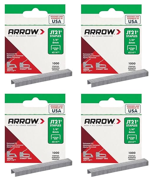 STAPLE JT21 1/4" 1000PK