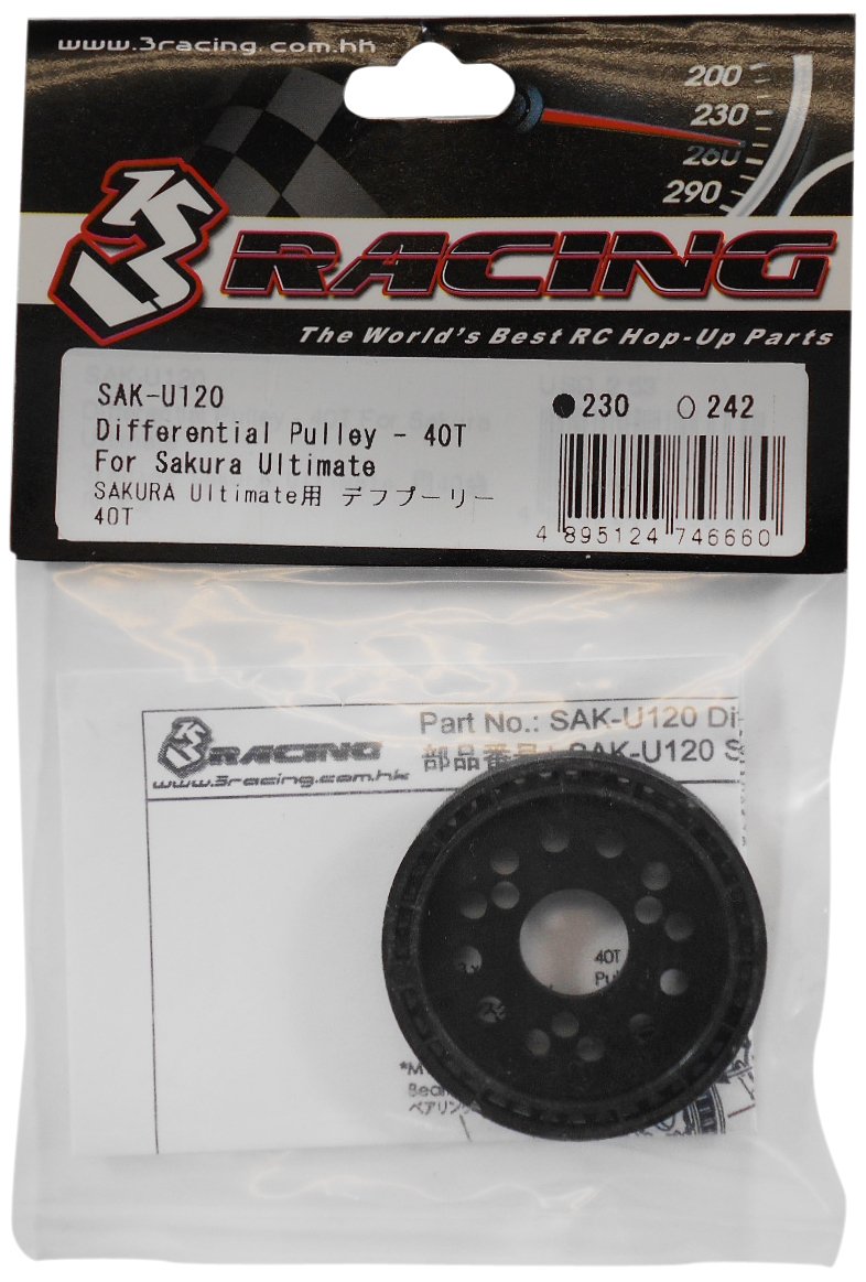 Differential Pulley - 40T for Sakura Ultimate / 3Racing / SAK-U120