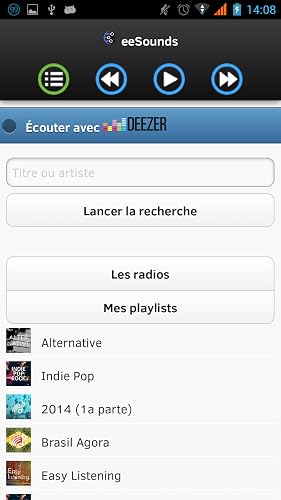 eeSounds (with Deezer) – vue 5