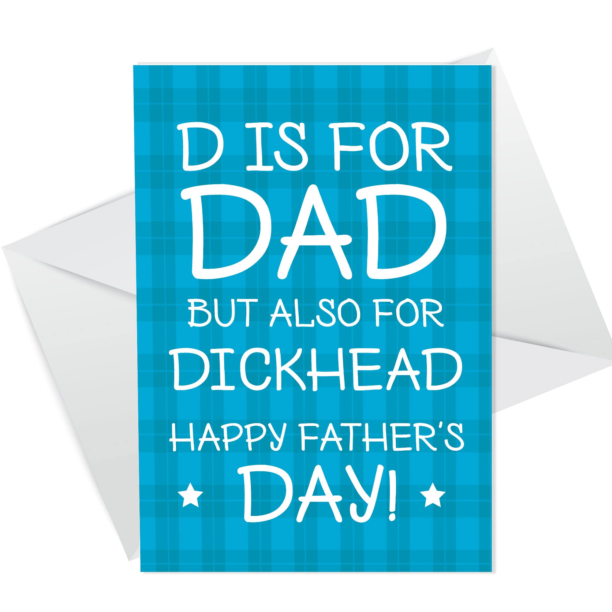 RED OCEAN Rude Humour Fathers Day Card Funny Cheeky Fathers Day Card For Dad Novelty Card For Him