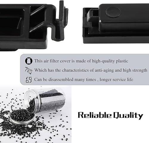 Miniatura 2 de Cubierta de filtro de aire de cabina para puerta compatible con Nissan 2013-2018 Altima 2016-2018 Maxima 2015-2018 Murano 2013-2018 Pathfinder,