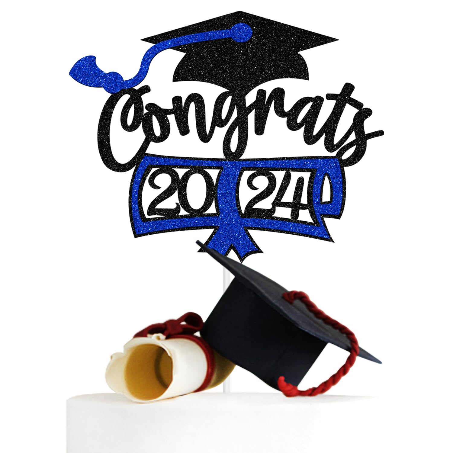 amazon-com-congrats-2024-cake-topper-congratulations-so-proud-of-you-cake-d-cor-class-of-2024-high-school-college-graduation-party-decoration-supplies-for-boys-girls-black-and-blue-glitter-grocery-gourmet for Congratulations Cake Topper Printable Free Amazon.com: Congrats 2024 Cake Topper, Congratulations/So Proud of You Cake Décor, Class of 2024 High School College Graduation Party Decoration Supplies for Boys Girls, Black and Blue Glitter : Grocery & Gourmet for Congratulations Cake Topper Printable Free