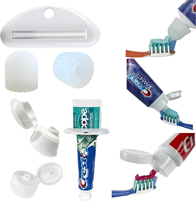 6+6 StandUp Flip Top Toothpaste Caps for CrestAquafreshSensodyne