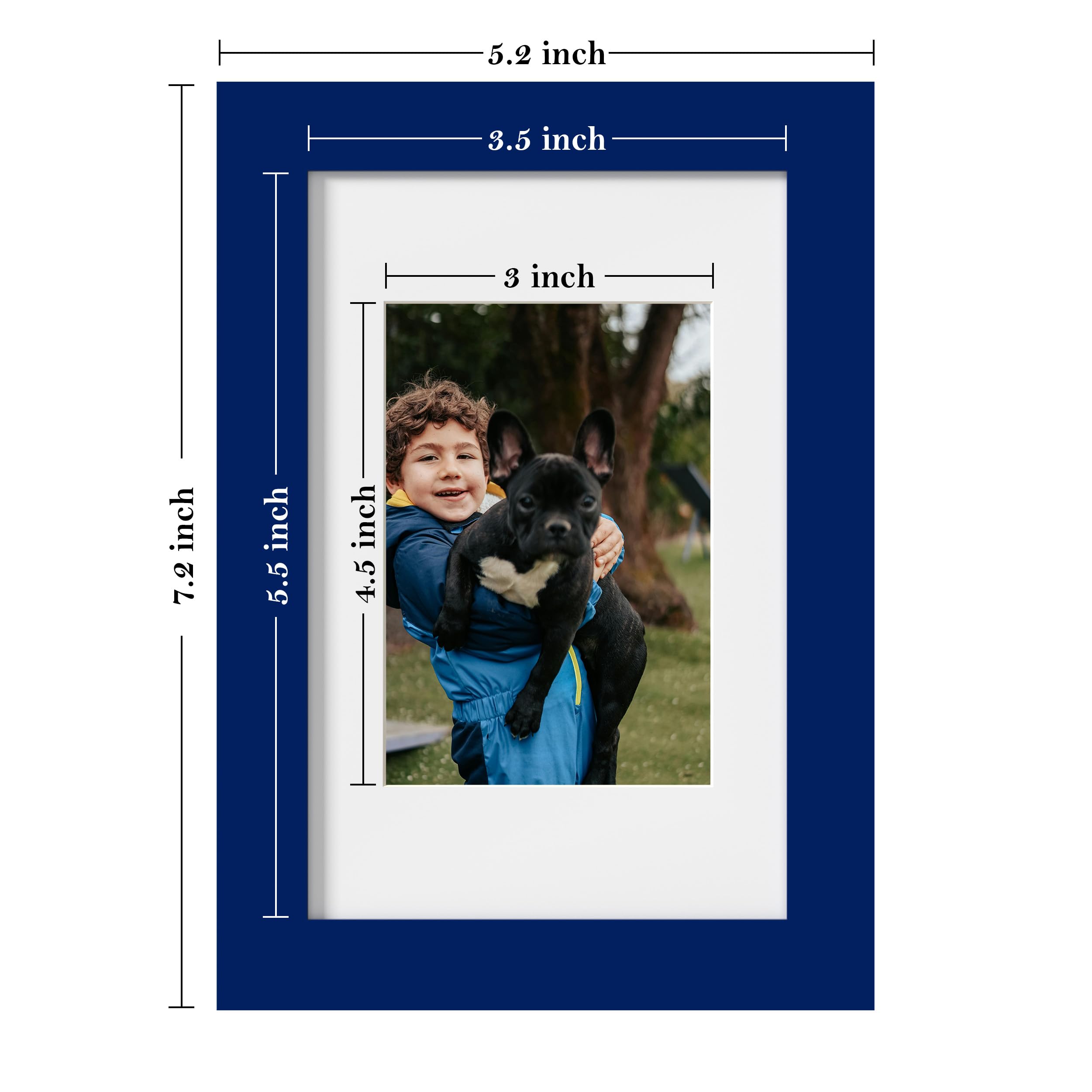 Amazon.com - eletecpro 4x6 Picture Frame Matted to 3.5x5 Photo or