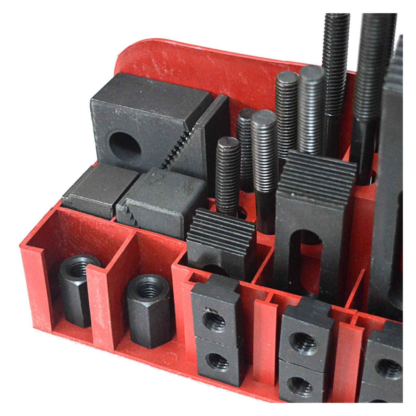 M10 Fresatrice Combinazione Piastra Parti 58 Pz/set Fresatrice Piastra di Pressione Morsetto Universale Gruppo Codice Ferro per professionisti e fai da te