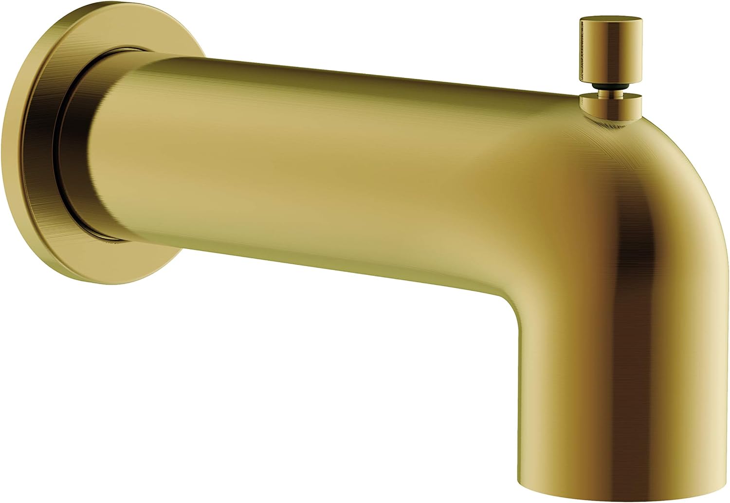 Gerber Plumbing Parma Wall Mount Tub Spout with Diverter, Brushed Bronze Finish