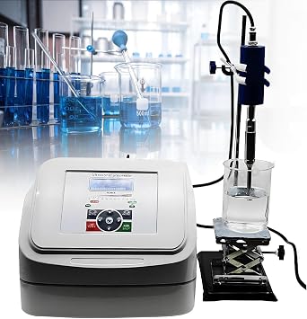 Lab Digital Handheld Ultrasonic Homogenizer, High Speed Homogenizer Lab Disperser Emulsifier, Sonicator Disruptor Mixer 800W, 2 Modes, 1s-99h Timer 2mmprobe