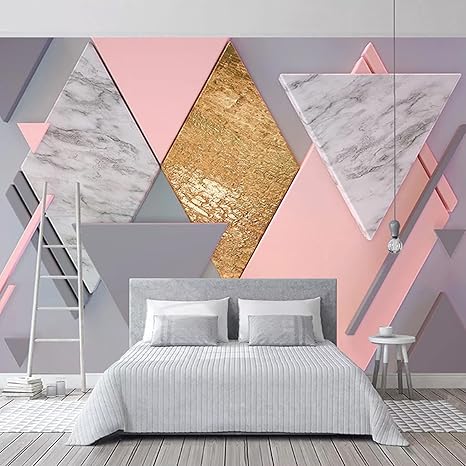 Amazon Wjymjj 壁画の壁紙 幾何学的な立体 400x280 Cm 写真の壁紙3d カスタム大規模な壁紙 壁の装飾リビングルームの寝室の 壁紙の壁の壁画の壁紙テレビのソファの背景家の装飾壁画 Diy 工具 ガーデン