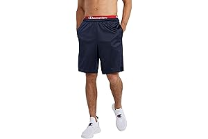 Champion Men's Mesh Gym Shorts: The Perfect Choice for Basketball Dominance