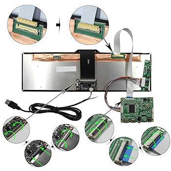 中古 VSDISPLAY 12.6インチ IPS 細長液晶 ディスプレイ Amazon