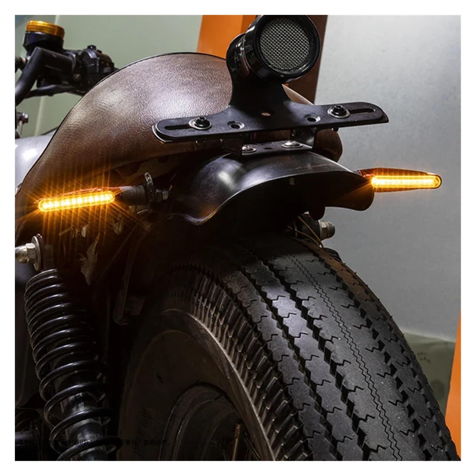 Indicatore direzione a LED moto DRL Ambra che scorre Indicatoris Motos