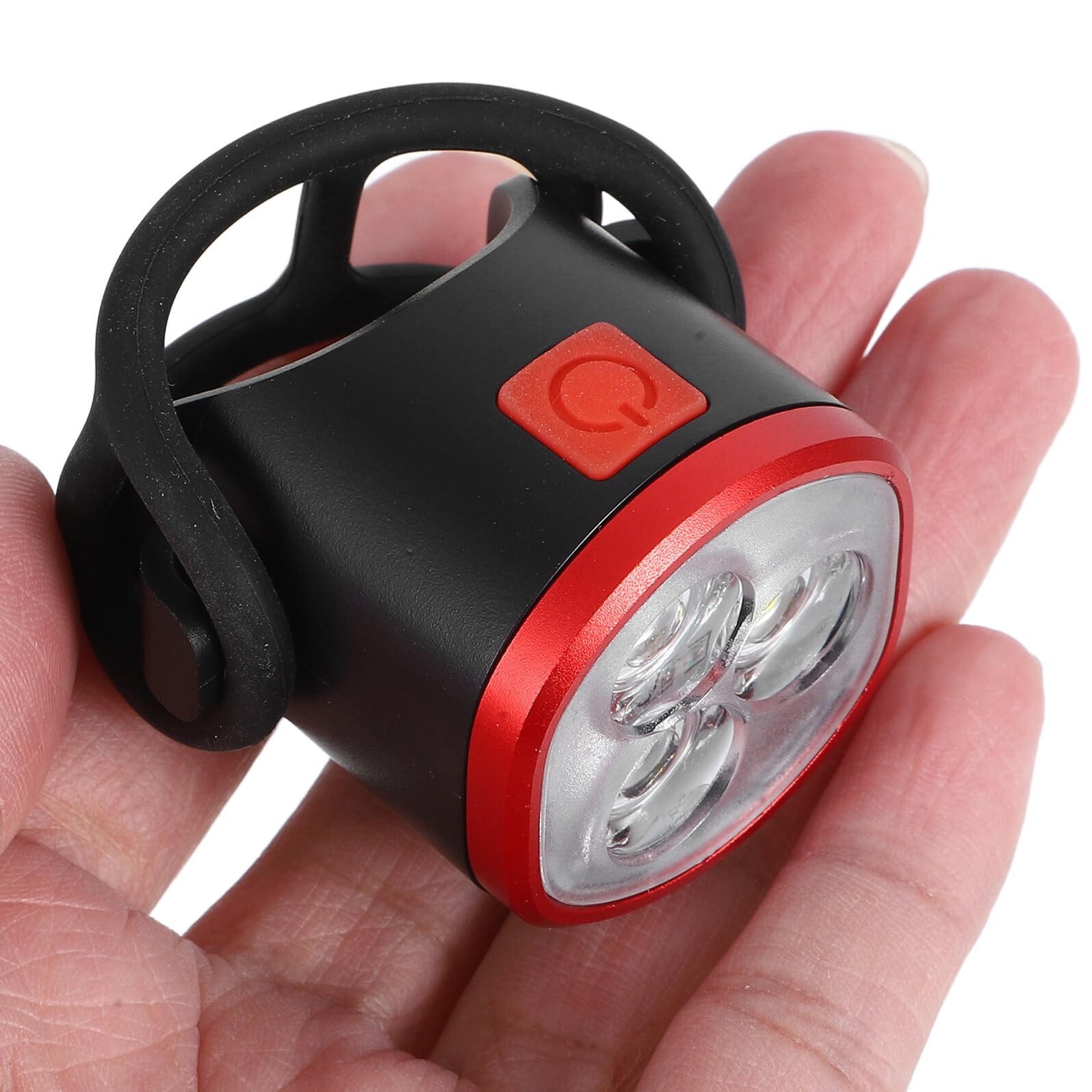 Cabilock Luces para Bicicleta Delantera y Trasera USB Recargables 1 Juego | Batería 300mah, Modos Múltiples, Diámetro de Manillar 22-38mm, Abs y Aleación de Aluminio
