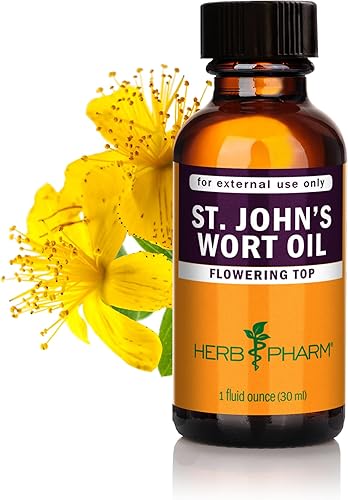 Herb Pharm Aceite tópico de hierba de San Juan - 1 onza