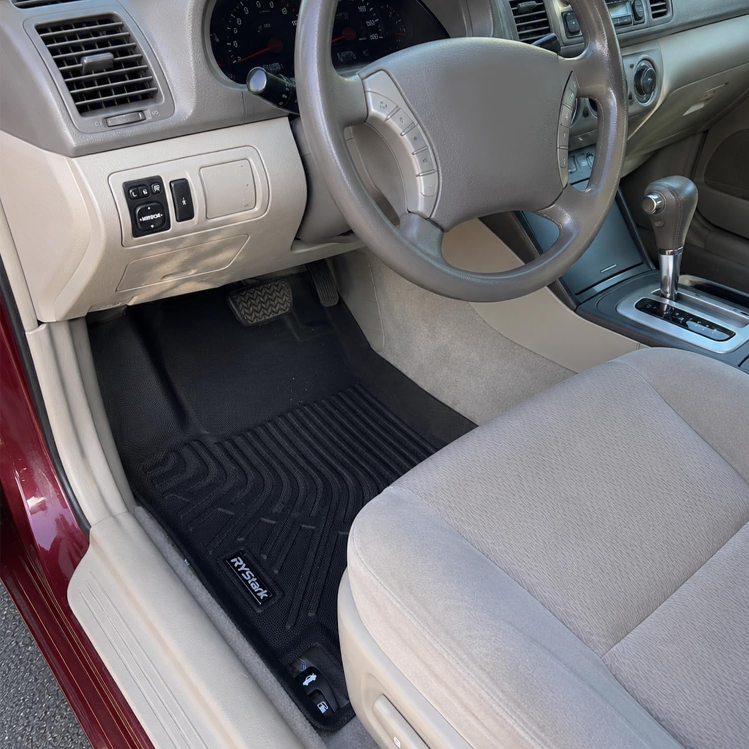 Compatible with Toyota Camry 2002-2006 (Sedan) CE/LE/SE/XLE Floor Mats & Cargo Liner,All Weather Protection TPE, Anti-Slip Floor Mats & Trunk Mat Fit for Camry 2002 2003 2004 2005 2006 Accessories