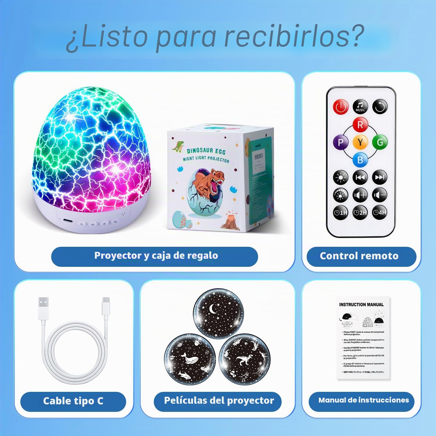 Staryou Proyector Estrellas Infantil,15 Música y 3 Temas Luz Nocturna Infantil,Luz Bebe Nocturna,Dinosaurios Juguetes con Control Remoto,3 Niveles de Intensidad y Temporizador,Juguetes Infantiles 0-6